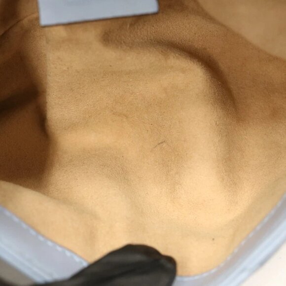 Gucci Calfskin Matelasse Super Mini GG Marmont Shoulder Bag - Light Blue - Picture 13 of 16